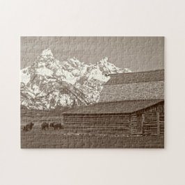 Mormon Row - Grand Tetons - 11 x 14 - 252 pcs Pussel
