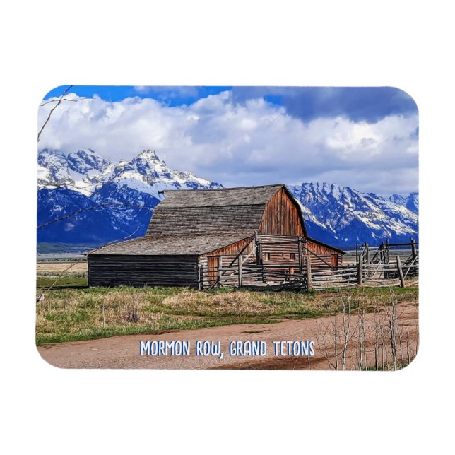 Mormon Row Magnet (Horisontell)