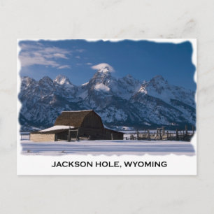 Mormon Row och Tetons Vykort