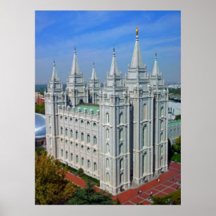 Mormon Temple Poster