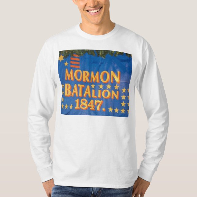 MormonBatallion T-tröja T-shirt (Framsida)