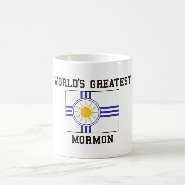 Mormonflagga Kaffemugg (Center)