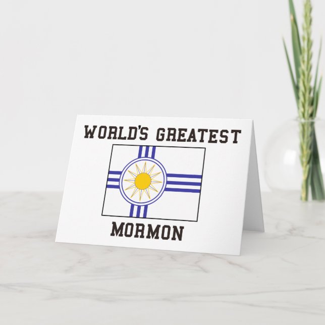 Mormonflagga Kort (Framsida)