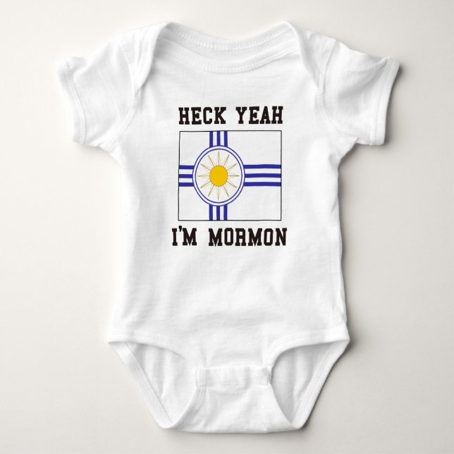 Mormonflagga T Shirt (Framsida)