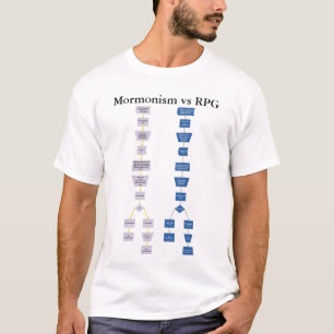 Mormonism vs RPG Tee Shirt