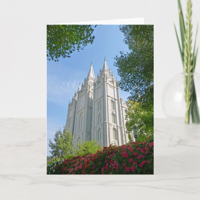 Mormontempel Kort (Framsida)