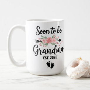 Mormor 2026 Snart Mormor 2026 Kaffemugg