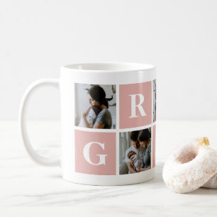 Mormor 5 Photo Collage Gran Mugg