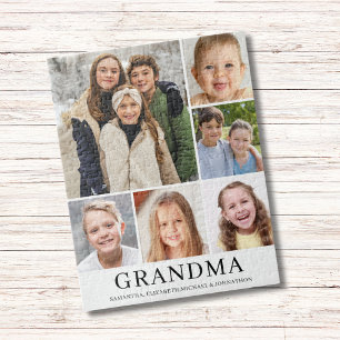 Mormor 6 Foto Present Pussel