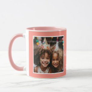 Mormor Älskar Dig 2 Bilder Modern Korall C105 Mugg