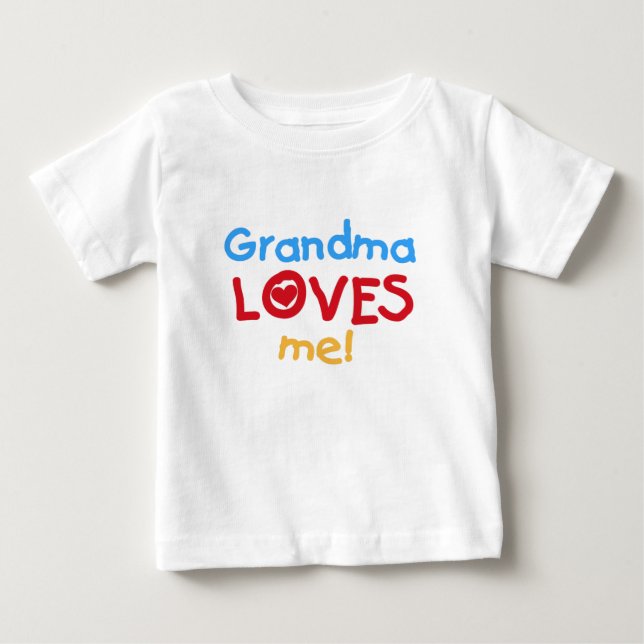 Mormor älskar mig t shirt (Framsida)