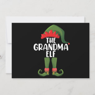 Mormor Alv Matchande Familjegrupp Julfest  Inbjudningar