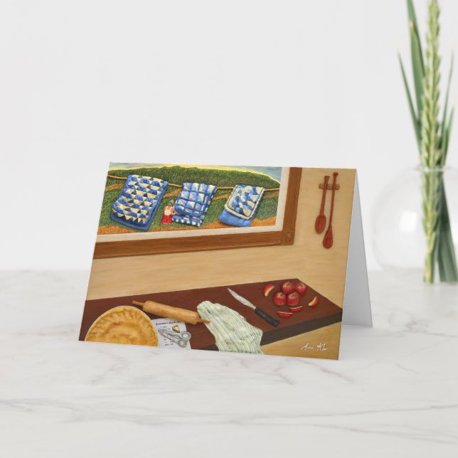 Mormor Apple paj Kort (Framsida)