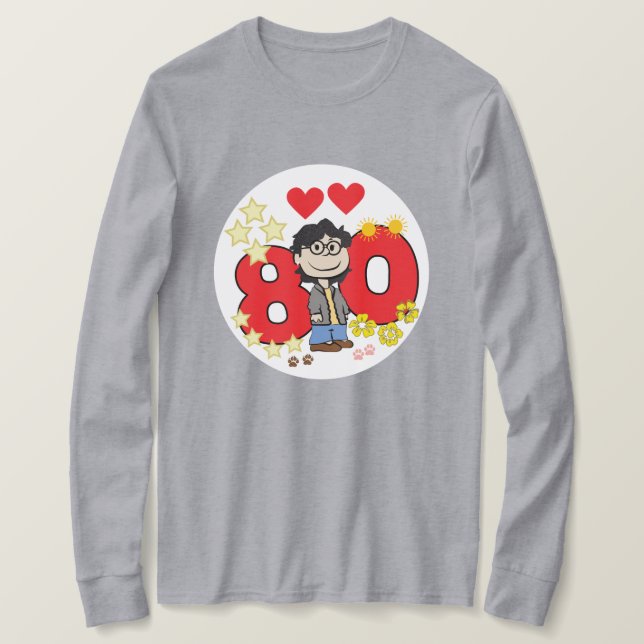 Mormor är 80 t shirt (Design framsida)
