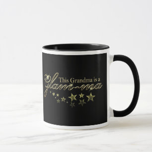 Mormor är en Glam-morsa Mugg