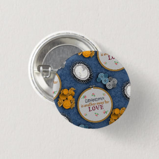 Mormor är Kärlek Pin Knapp