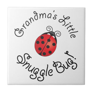 Mormor är Little Snugel Kryp! Kakelplatta