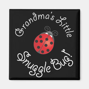 Mormor är Little Snugel Kryp! Magnet