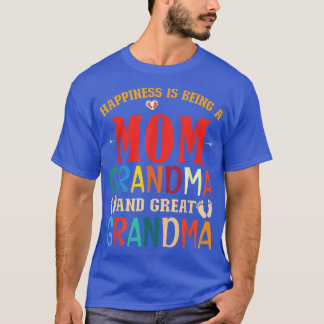 Mormor är lyckliga som mormor och mormor i Mamma. T Shirt