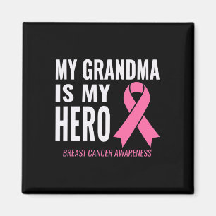 Mormor är min Hero - Bröstcancer medvetenhet Magnet