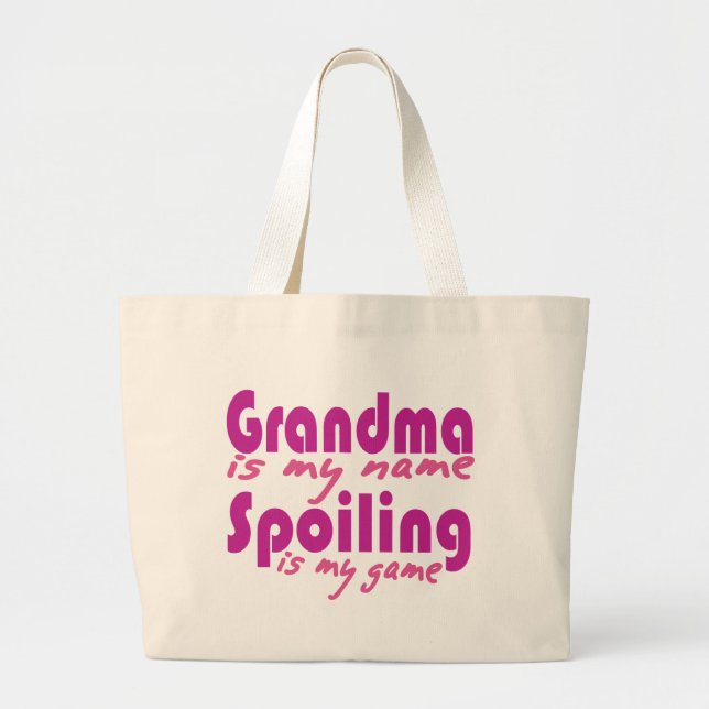 Mormor är min Namn Jumbo Tygkasse (Framsidan)