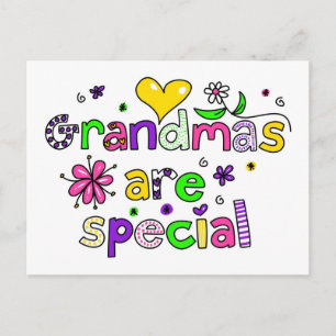Mormor är Speciella Vykort