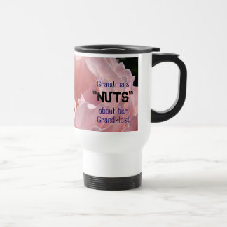Mormor är TOKIG i sina barnbarn! Mugg Rosa