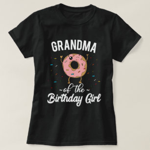 Mormor av den roliga munken för födelsedagflicka t shirt