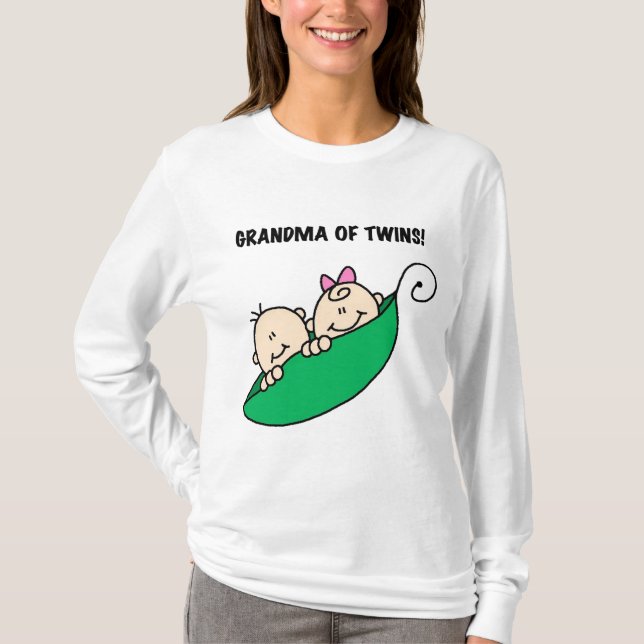 Mormor av twillingarTshirts och gåvor Tröja (Framsida)