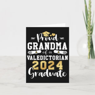Mormor av Valediktorian Cl 2024 Studenten Kort