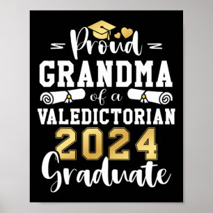 Mormor av Valediktorian Cl 2024 Studenten Poster