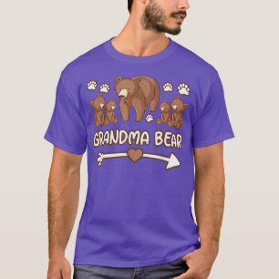 mormor, björn 4 unge skjortor, mormor, skjortor me t shirt