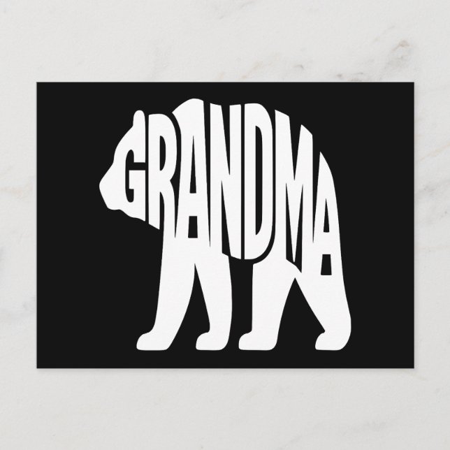 Mormor Björn Helg Vykort (Framsida)