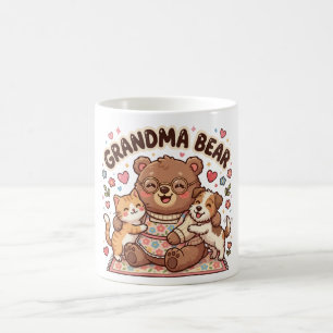 Mormor Björn Söt Kram Kaffemugg
