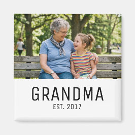 Mormor blev mormor Foto Present Magnet