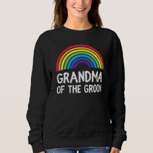 Mormor Brudgum Bröllop Lgbt Pride Gay Sängkammare  T Shirt
