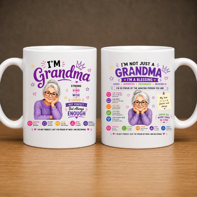 Mormor Citat Design | Present till Mormor Kaffemugg (Skapare uppladdad)