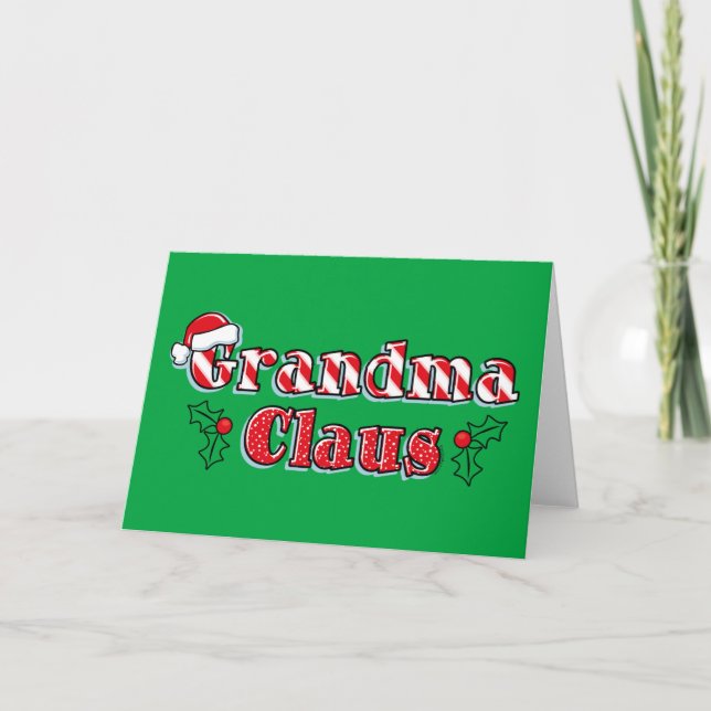 Mormor Claus Helgkort (Framsida)