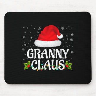 Mormor Claus Julbelysningar Santa Pyjamas Familj Musmatta
