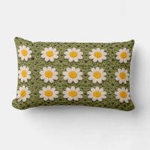Mormor Daisy Estetisk Virkmönster Blommig Retro
