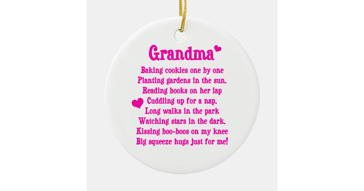 Världens bästa mormor dikt