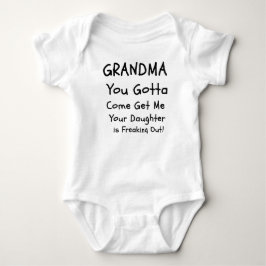 Mormor du måste Kom ta mig, Lusj Baby T Shirt