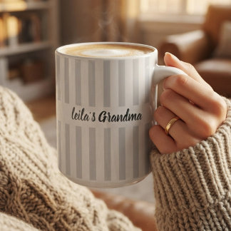 Mormor eller morfar | Modernt manus Mamma Faster A Kaffemugg