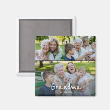 Mormor Est. Vit skrift 3 foto