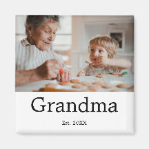 Mormor Establierad Foto Present