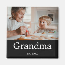 Mormor Establierad Foto Present