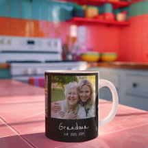 Mormor Established Script Svart 3 Foto