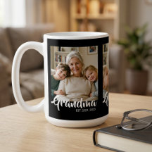 Mormor Established Script Svart 3 Foto
