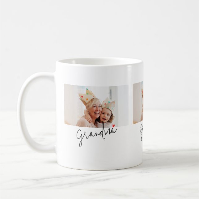 Mormor Establishing Skript Foto Kaffemugg (Vänster)