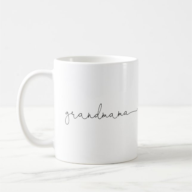 Mormor Ested | Grandma Gift Kaffemugg (Vänster)